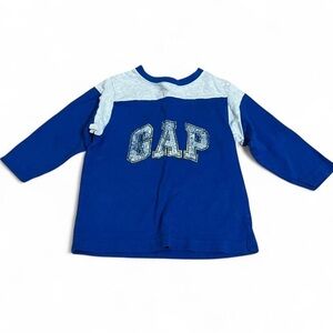 baby GAP blue and gray long sleeve shirt [size 2T]